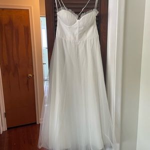 Selfie Leslie Tulle White Dress